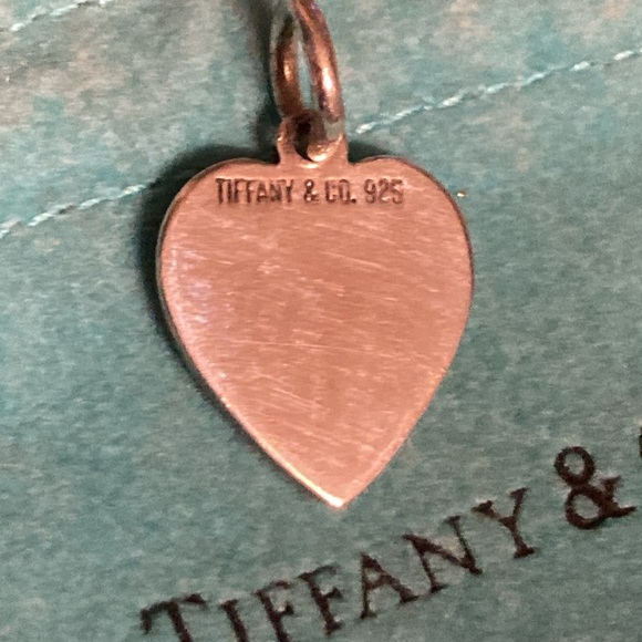 Tiffany & Co. pendant and small drawstring bag , personalized. 925 - Picture 3 of 5